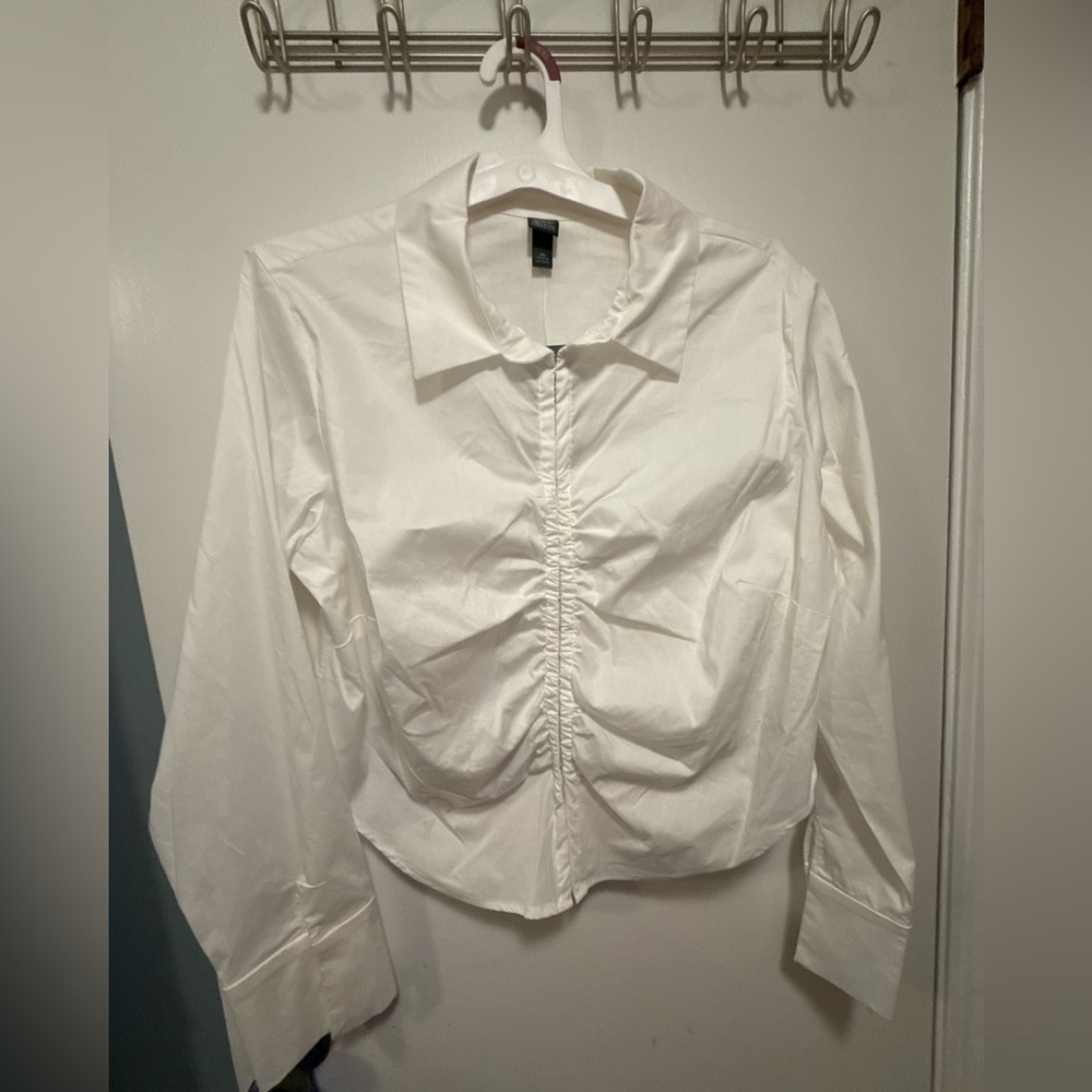 Cropped Corset Shirt